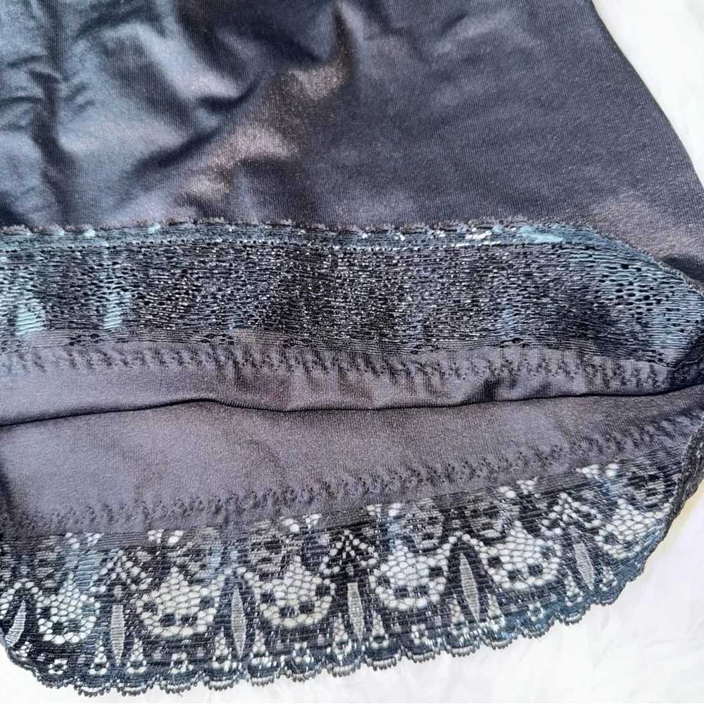 Ruby Ribbon Lace Torsette Open Bust SL3020 Black Size Medium Feminine‎